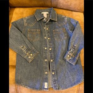 Janie and Jack Jean shirt 4T NWOT